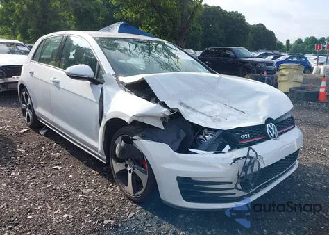 2016 Volkswagen Gti S/Se/Autobahn из США, поврежденный, VIN 3VW4T7AU3GM038801